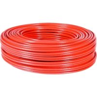 Logo Rouleau de 100m c�ble multibrins cat 6 f/utp rouge c6srr100m