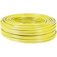 Logo Rouleau de 100m c�ble multibrins cat 6 f/utp jaune c6srj100m
