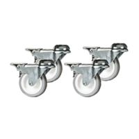 Logo Jeu de 4 roulettes pour support �cran sur pied 30474