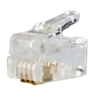 Logo Sachet de 10 connecteurs rj9 4/4 pour c�ble rond crj44