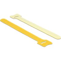 Logo Sachet de 10 attaches velcro 12x150mm jaune 18698