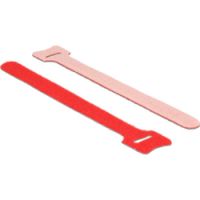 Logo Sachet de 10 attaches velcro 12x200mm rouge 18690