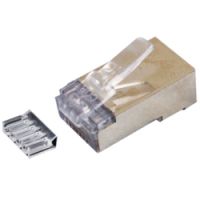 Logo Sachet 10 connecteurs rj45 stp cat 6 avec insert c6cs1