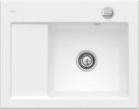 Logo Villeroy & boch - subway compact - evier � encastrer villeroy & boch 1 bac, 1 �gouttoir coloris edel ev3313 02 s3