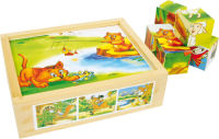 Logo Puzzle  cubes plaisir des animaux 6621