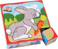 Logo Puzzle cubes animaux domestiques 1475