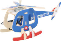 Logo Kit en bois hlicoptre solaire 6949