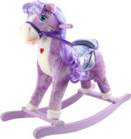 Logo Cheval  bascule poney violet 10284