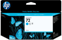 Logo Cartouche d'encre cyan hp 130 ml 72 avec encre vivera 331856