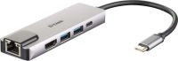 Logo Hub usb-c 5-en-1 hdmi et chargement 60w dub-m520