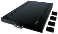 Logo Etagere coulissante noire apc pour rack 1u 631475