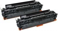 Logo Toner noir hp pack de 2 pour clj cm2320nf/fxi 410199