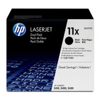 Logo Toner noir hp q6511x pk2 pour hp lj 2410/2420/2430 331824