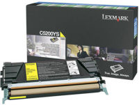 Logo C520, c530 cartouche toner jaune return q10880