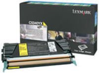 Logo C534 cartouche toner jaune return progra q10895