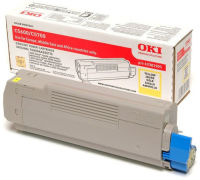 Logo Toner jaune oki 2000p pour oki c5600/5700 682948