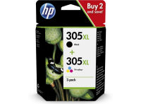Logo Hp 305xl 2-pack high yield tri-color/black original ink cartridge 3823012