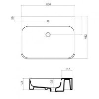 Logo Luisina - cramique - slim - vasque  poser slim en cramique - 604 x