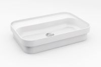 Logo Luisina - cramique - slim - vasque  encastrer slim en cramique -