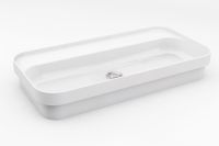 Logo Luisina - cramique - slim - vasque  encastrer slim en cramique -