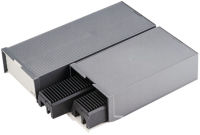 Logo Hama bote  diapos, empilable, pack de 2, couleur: gris 1601086