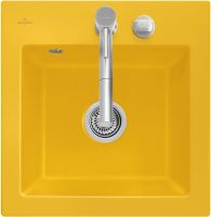 Logo Villeroy & boch - subway s flat - cuve � fleur villeroy & boch 1 bac coloris sunrise ev3315 2f 07