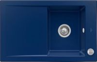 Logo Villeroy & boch - timeline flat - evier � fleur villeroy & boch 1 bac, 1 �gouttoir coloris midnight ev6791 2f 26