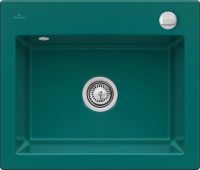 Logo Villeroy & boch - subway s - cuve � encastrer villeroy & boch 1 bac coloris emerald ev3309 02 50