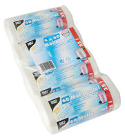 Logo Papstar sac poubelle hdpe, 25 litres, transparent 6410500