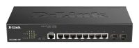 Logo Switch l2 8 ports poe+ gigabit 65w  + 2 sfp giga dgs-2000-10p