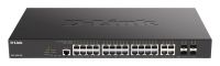 Logo Switch l2 24 ports poe+ giga 193 w  +4 ports sfp dgs-2000-28p
