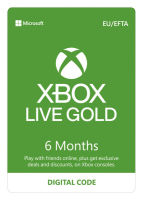 Logo Ms esd xbox live 6 month gold eurozone online esd r17 3072521