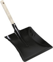 Logo N�lle pelle en m�tal, avec une manche en bois, noir 6420815