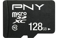 Logo Pny carte microsdxc performance plus 128 gb 180-c-096