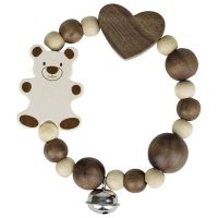 Logo Hochet lastique ours, nature 764170