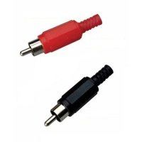 Logo Connecteur rca m�le rouge 1040004