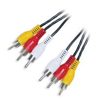 Logo Cordon 3 rca audio vid�o m / m - 1,2 m 2060069