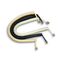 Logo Cordon t�l�phonique spiral� ivoire - 2 m 2120026