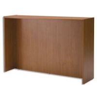 Logo Mt international banque d'accueil merisier impact - dimensions : l125 x h110 x p40 cm 053706