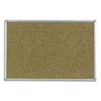 Logo Post-it tableau d'affichage imitation li�ge, documents repositionnable, cadre aluminium l120 x h90 c 622604