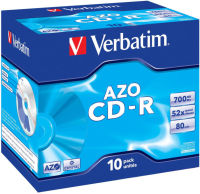 Logo Verbatim bote de 10 cdr 80mn 700mo 646013