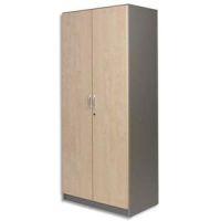 Logo Simmob armoire haute alu/rable l180 cm gamme alu erable budget 099528