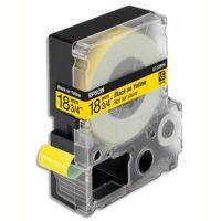 Logo Epson ruban pour labelworks- lk-5ybp couleur pastel noir/jaune 18mmx9m c53s655003 536162