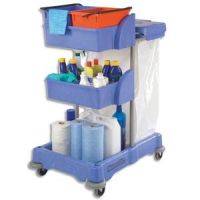 Logo Numatic chariot de mnage avec collecteur dchets compartiment de rangmt et 2 seaux de lavage 2x10l  190651