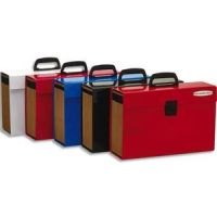 Logo Bankers box trieur malette 19 compartiments.poigne transport.coloris assortis blanc/rose/bleu/noir/rouge 315403