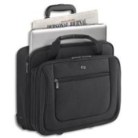 Logo Solo malette a roulettes classiq noir pt136-4 303684