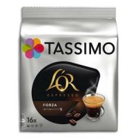 Logo Tassimo sachet 16 doses de caf torrfi moulu l'or 