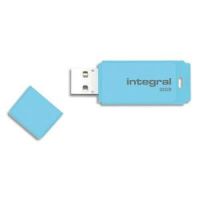 Logo Integral cl usb 2.0 pastel bleue 32go + redevance infd32gbpasbls 221668