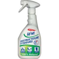 Logo Air net spray 500 ml destructeurs d'odeurs organiques, pour tous types locaux ou surfaces 384749