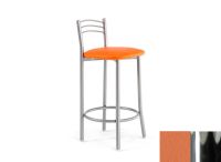 Logo Tabouret cam�lia 63 - assise en vinyltech marron brique - pieds chrome 2652_vt-marron-brique_chrome